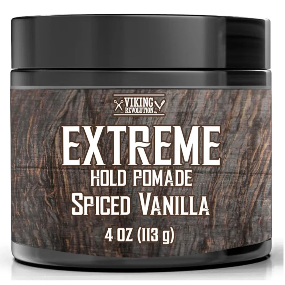Viking Revolution Spiced Vanilla Hair Pomade for Men 4oz X 2